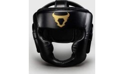 Ringhorns Charger by Venum Headgear - Black/Gold