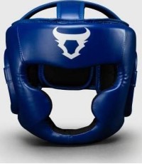 Ringhorns Charger by Venum Headgear - Navy Blue/Red