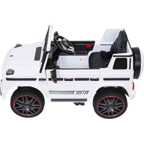 Pojazd elektryczny Mercedes G63 AMG LIFT, biały
