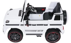 Pojazd elektryczny Mercedes G63 AMG LIFT, biały
