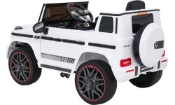 Pojazd elektryczny Mercedes G63 AMG LIFT, biały