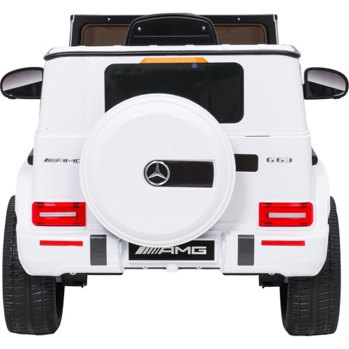 Pojazd elektryczny Mercedes G63 AMG LIFT, biały