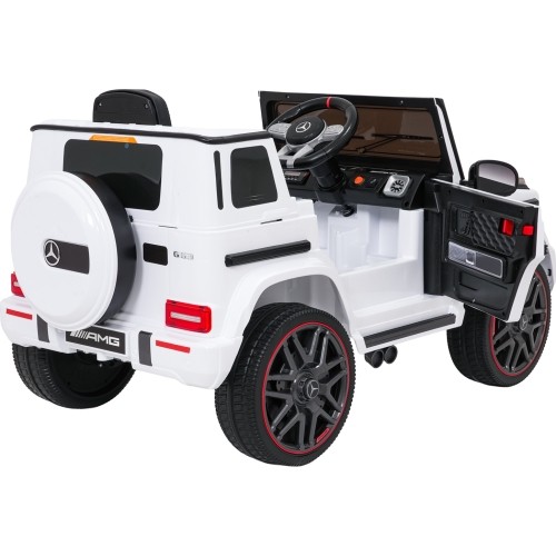 Pojazd elektryczny Mercedes G63 AMG LIFT, biały