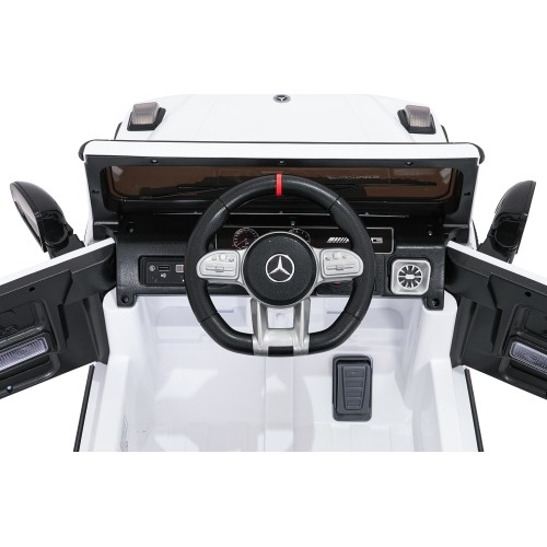 Pojazd elektryczny Mercedes G63 AMG LIFT, biały