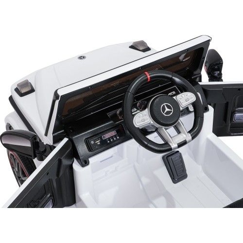 Pojazd elektryczny Mercedes G63 AMG LIFT, biały