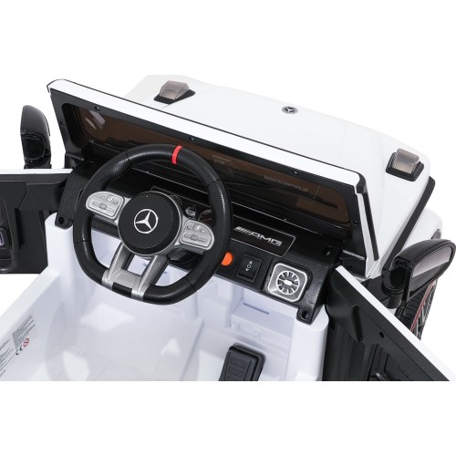 Pojazd elektryczny Mercedes G63 AMG LIFT, biały
