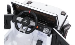 Pojazd elektryczny Mercedes G63 AMG LIFT, biały
