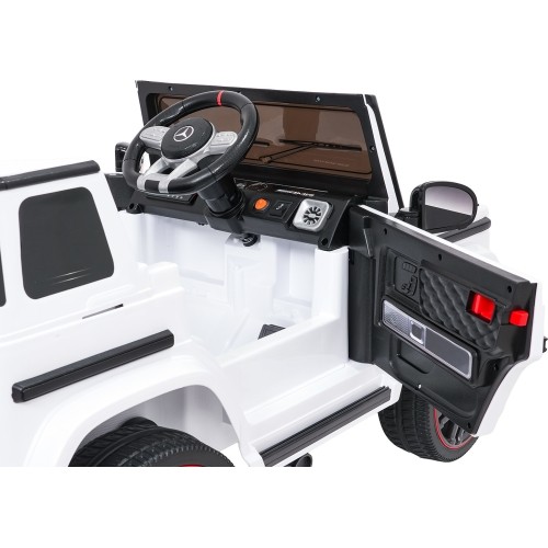 Pojazd elektryczny Mercedes G63 AMG LIFT, biały