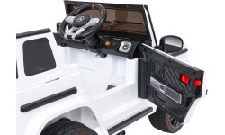 Pojazd elektryczny Mercedes G63 AMG LIFT, biały