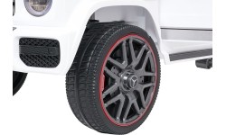 Pojazd elektryczny Mercedes G63 AMG LIFT, biały