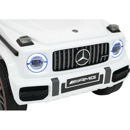 Pojazd elektryczny Mercedes G63 AMG LIFT, biały