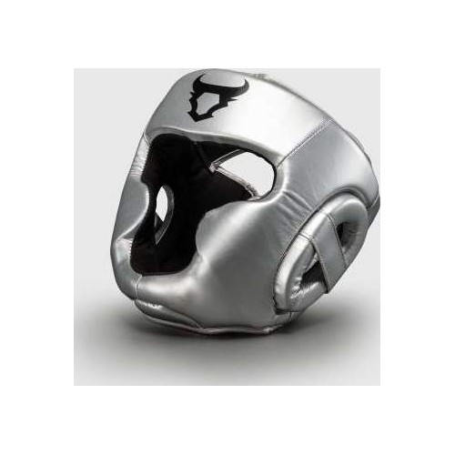 Ringhorns Charger by Venum Headgear- Silver/Black