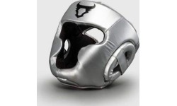 Ringhorns Charger by Venum Headgear- Silver/Black