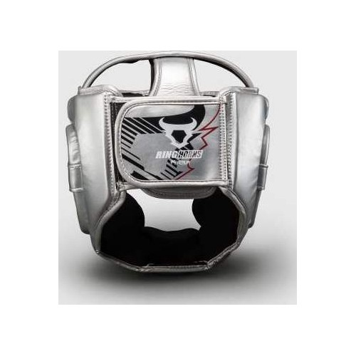 Ringhorns Charger by Venum Headgear- Silver/Black