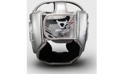 Ringhorns Charger by Venum Headgear- Silver/Black