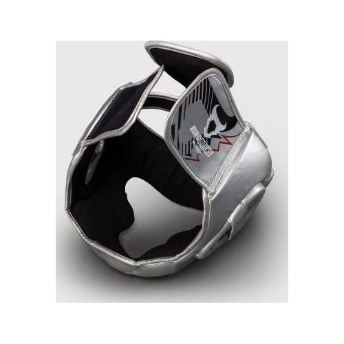 Ringhorns Charger by Venum Headgear- Silver/Black