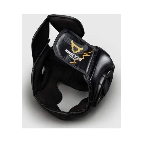 Ringhorns Charger by Venum Headgear - Black/Gold