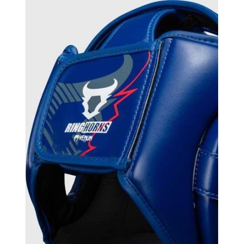 Ringhorns Charger by Venum Headgear - Navy Blue/Red