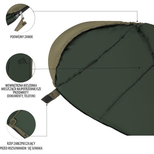 NC2012 GREEN SLEEPING BAG NILS CAMP