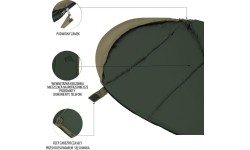 NC2012 GREEN SLEEPING BAG NILS CAMP