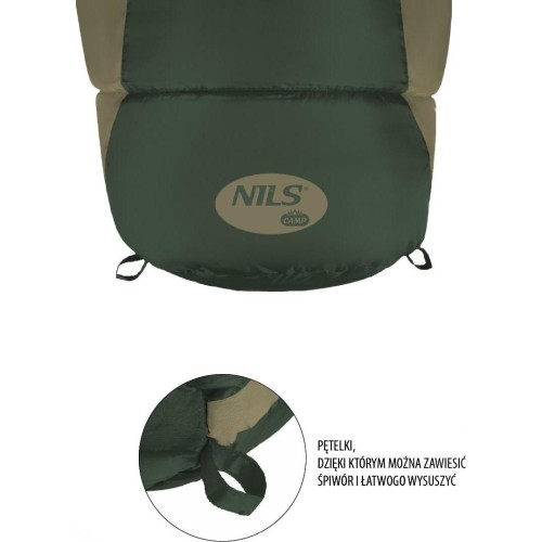 NC2012 GREEN SLEEPING BAG NILS CAMP