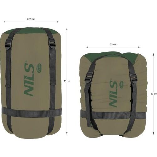 NC2012 GREEN SLEEPING BAG NILS CAMP