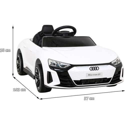 Samochód elektryczny Audi RS E-Tron GT, biały
