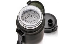 Sports water bottle meteor 1000 ml dark green - Turquoise