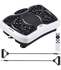 VIBRATION PLATFORM WITH RESISTANCE BANDS SVP08 ONE FITNESS