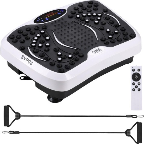 VIBRATION PLATFORM WITH RESISTANCE BANDS SVP08 ONE FITNESS
