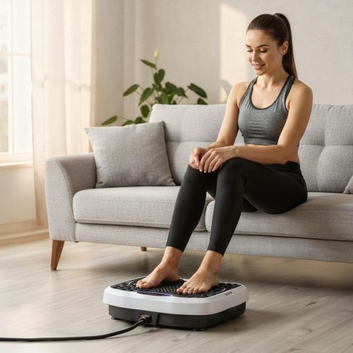 VIBRATION PLATFORM WITH RESISTANCE BANDS SVP08 ONE FITNESS