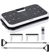 VIBRATION PLATFORM WITH PUSH-UP BARS AND RESISTANCE BANDS SVP09 HMS