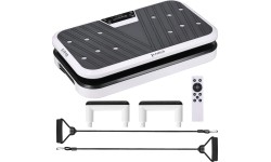 VIBRATION PLATFORM WITH PUSH-UP BARS AND RESISTANCE BANDS SVP09 HMS