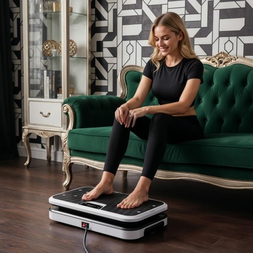 VIBRATION PLATFORM WITH PUSH-UP BARS AND RESISTANCE BANDS SVP09 HMS