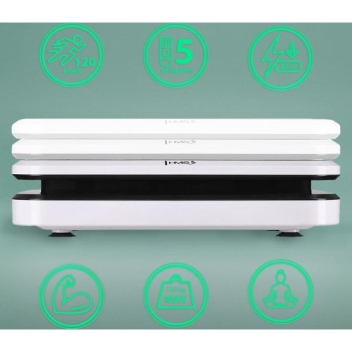 VIBRATION PLATFORM WITH PUSH-UP BARS AND RESISTANCE BANDS SVP09 HMS