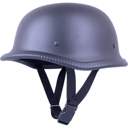 Kask motocyklowy otwarty retro Sodager DH-001 - Matte Black