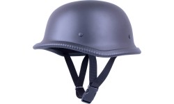 Kask motocyklowy otwarty retro Sodager DH-001 - Matte Black