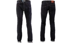 Męskie dżinsy moto PMJ City - Blue