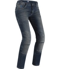 Damskie dżinsy moto z ochraniaczami PMJ Florida MID - Blue