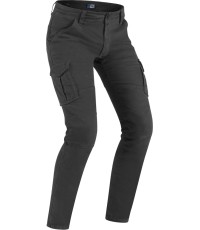 Męskie dżinsy moto PMJ Santiago - Grey