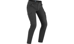 Męskie dżinsy moto PMJ Santiago - Grey