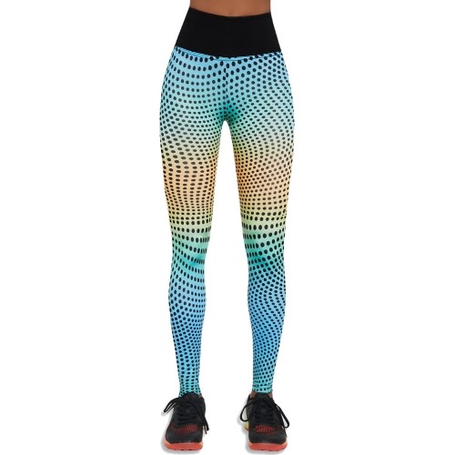 Legginsy damskie Bas Black Wave 90 - Multi-Coloured