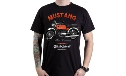 T-shirt BLACK HEART Mustang - Black