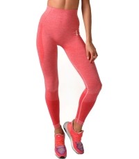 Damskie legginsy Boco Wear Raspberry Melange Push Up - Pink
