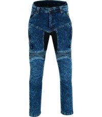 Jeansy motocyklowe BOS Prado - Acid Blue