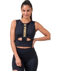 Koszulka damska Nebbia Honey Bunny 822 - Black