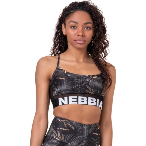 Damski biustonosz Nebbia Earth Powered 565 - Volcanic Black