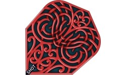 Dart Flights Shot Branded Std. Nr 6 Warrior Kapene - 3-Pack