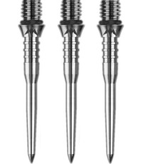 Dart Points Mission Titan Pro Ti Conversion Grooved Silver 30 mm - 3-Pack