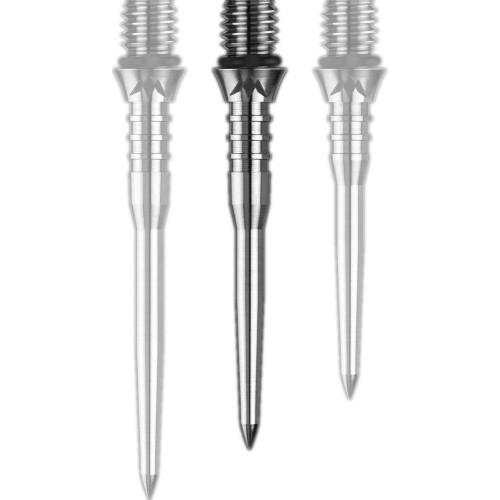 Dart Points Mission Titan Pro Ti Conversion Grooved Silver 30 mm - 3-Pack